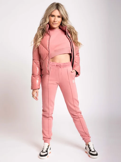 Joggingbroek met hoge taille