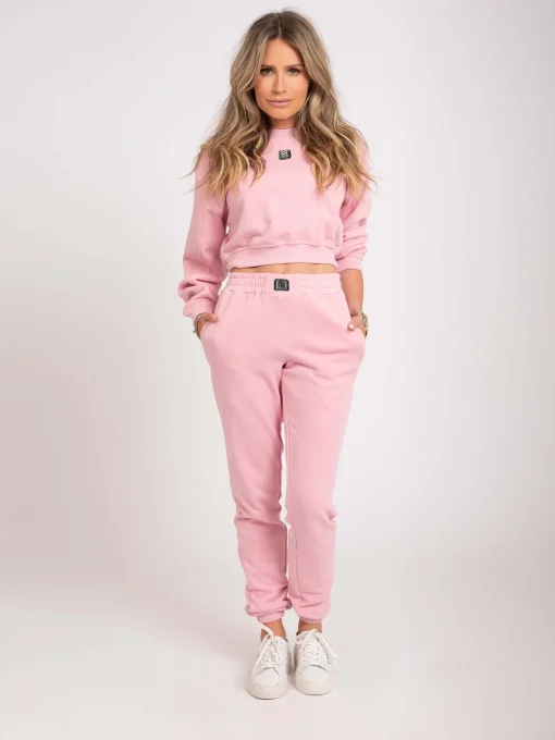 Joggingbroek met metalen logo