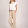 Joggingbroek met pailletten logo