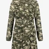 Jurk met all-over print