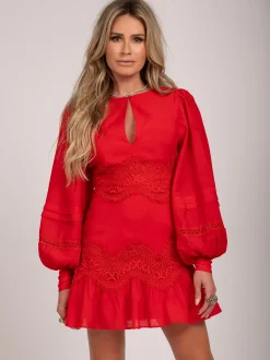 Jurk met embroidery