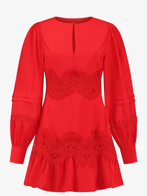 Jurk met embroidery