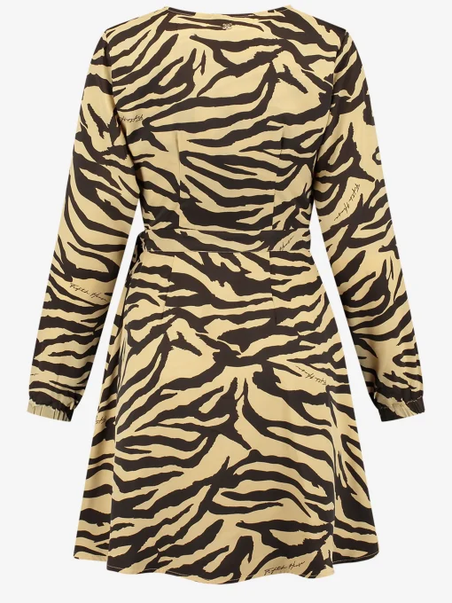 Jurk met leopard print
