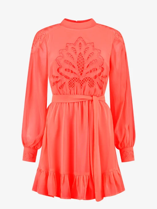 Jurk met mesh