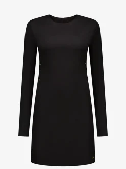 Jurk met open detail op zijkant