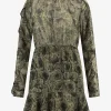 Jurk met slangen print