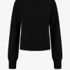 Kabelgebreide trui met turtleneck