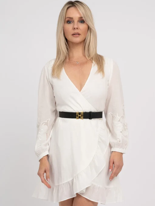 Korte jurk met embroidery