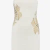 Korte jurk met embroidery