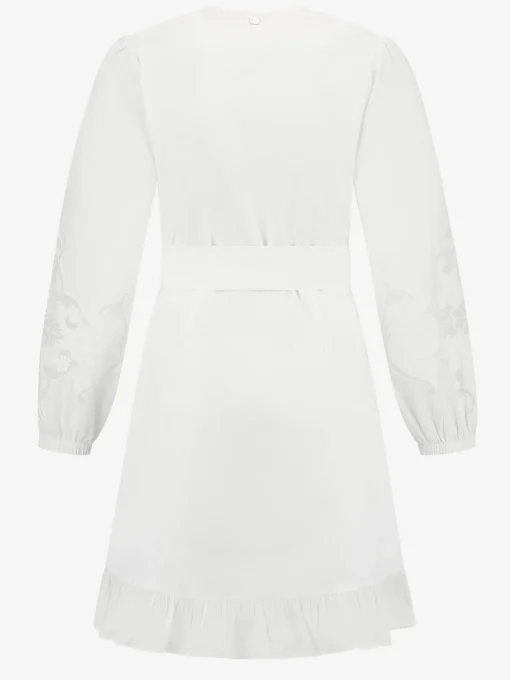 Korte jurk met embroidery