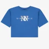 Korte T-shirt met NN print