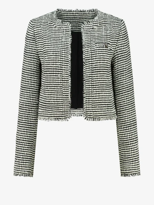 Korte tweed blazer