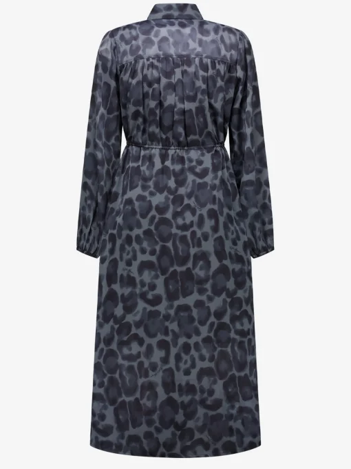 Lange jurk met luipaardprint