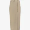 Lange rok met rits detail