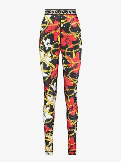 Legging met graphic patroon