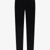 Legging met velvet look en N&N logo
