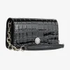 Leren look tas met dierenpatroon