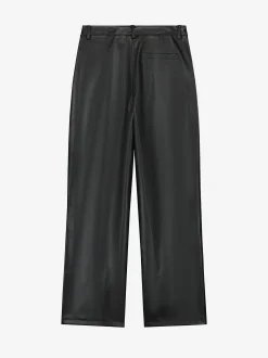 Leren-look broek