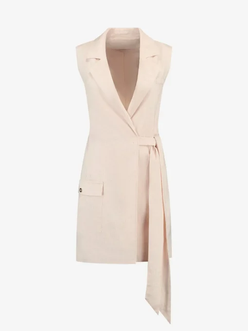 Linen Wrap dress