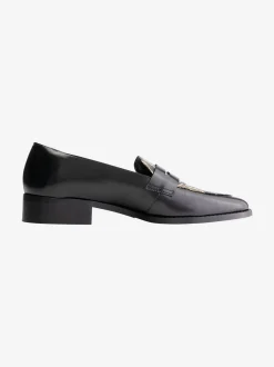 Loafer met slangenpatroon