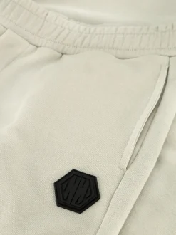 Losvallende joggingbroek met logo patch