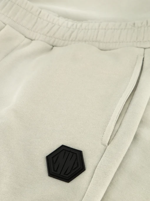 Losvallende joggingbroek met logo patch