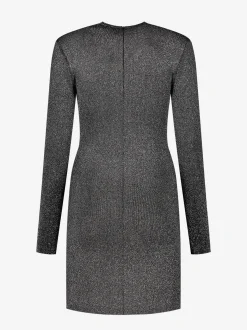 lurex jurk met N slide