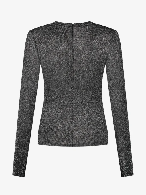 Lurex top with N slide