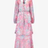 Maxi dress met print