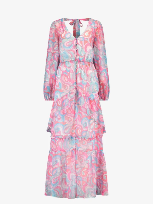 Maxi dress met print