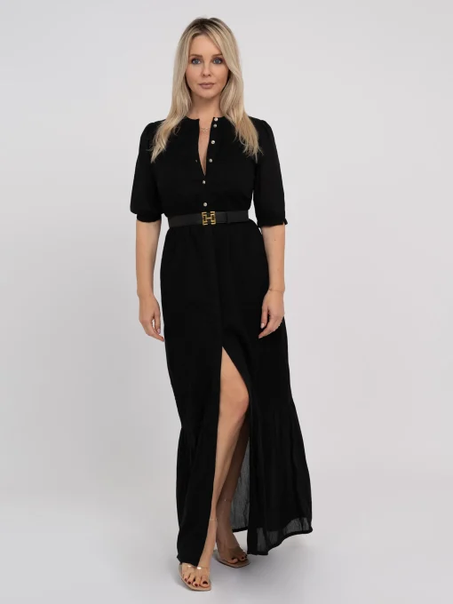 Maxi jurk met embroidery