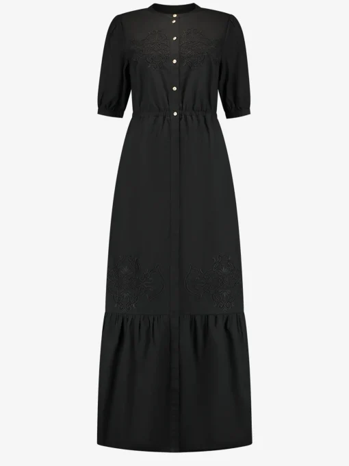 Maxi jurk met embroidery