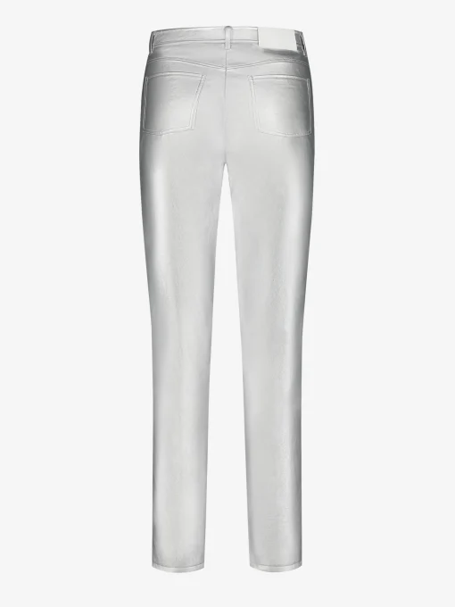 Metallic rechte broek