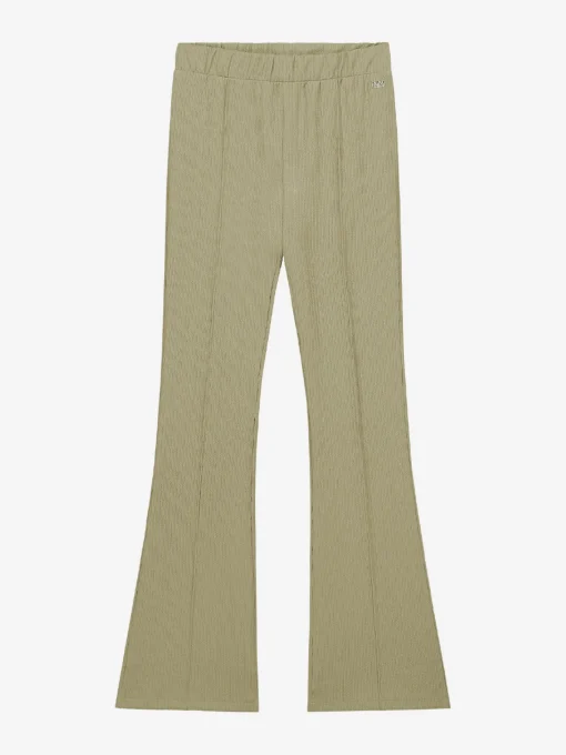 Mid rise flared broek