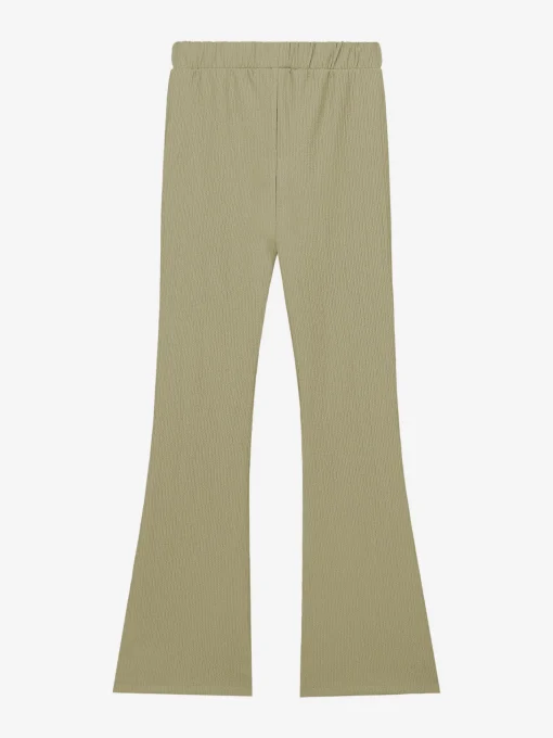 Mid rise flared broek
