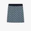 Mid rise rok met logo patroon