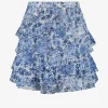 Mid rise rok met print