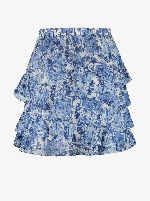 Mid rise rok met print