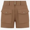 Mid rise shorts