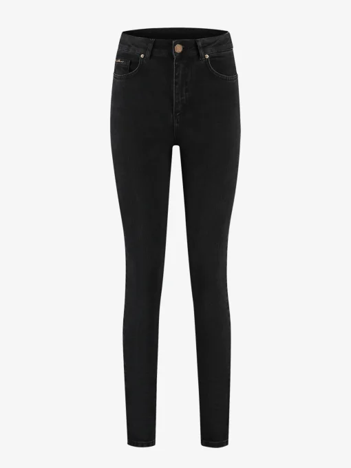 Mid rise skinny jeans