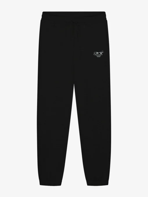 Mid rise sweatpants met graphic print