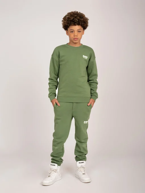 Mid rise sweatpants met logo