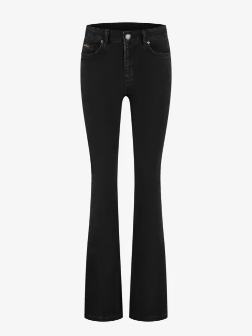 Mid waist flared jeans