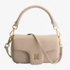 Midi schoudertas met flap-over