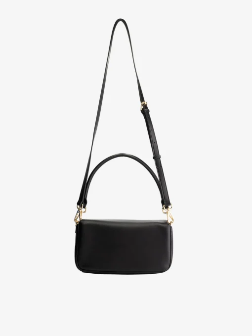 Midi schoudertas met flap-over