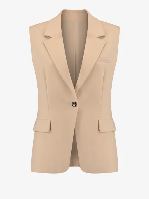 Mouwloze blazer