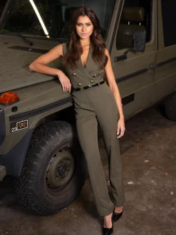 Mouwloze jumpsuit
