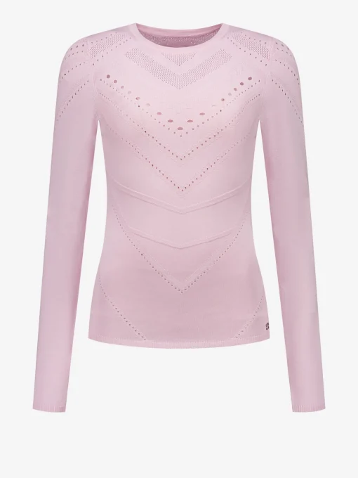 Open gebreide top