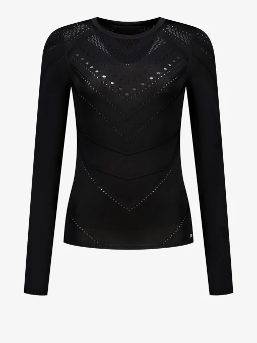 Open gebreide top