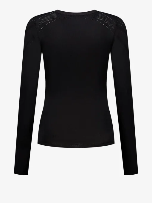 Open gebreide top